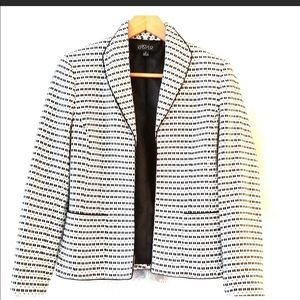 KASPER WHITE & BLACK BLAZER
